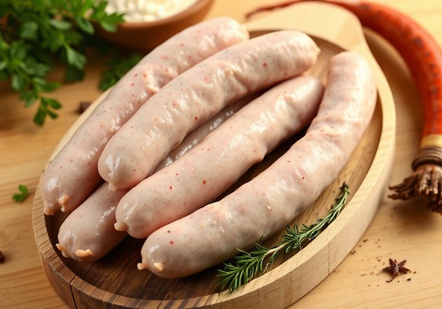 Artisanal chicken sausages