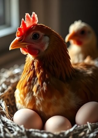 Henrietta the nurturing hen