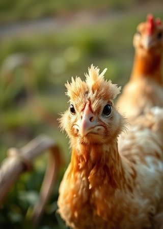 Pepita the adventurous chicken