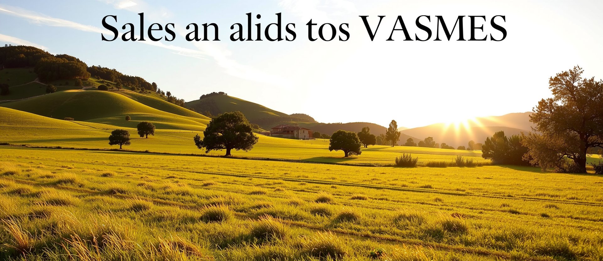 Vast Spanish pastures under golden sunlight, representing our ethical chicken Spain farm